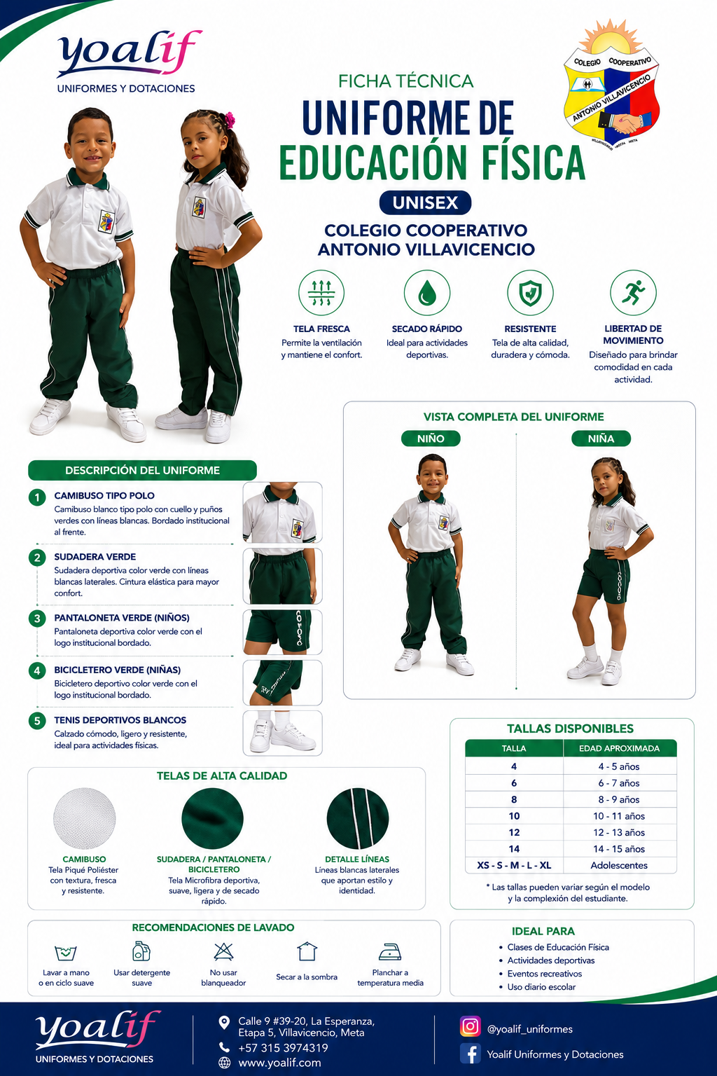 Uniforme de Educacion Fisica
