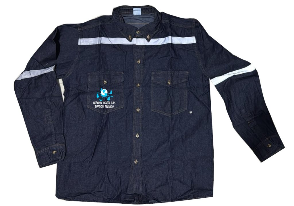 Chaqueta dotacion azul German Arciniegas
